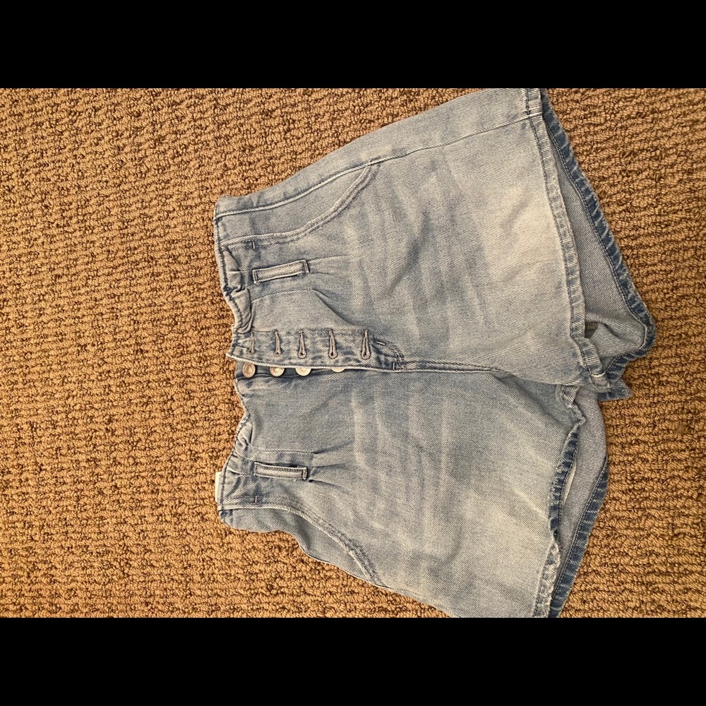 american eagle jean mom shorts